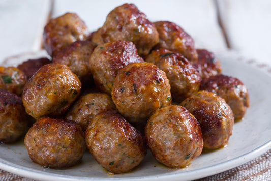 Toddler approved beef and veggie meatballs